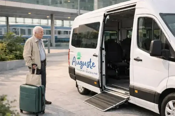 Visite résident EHPAD Landes transport adapté